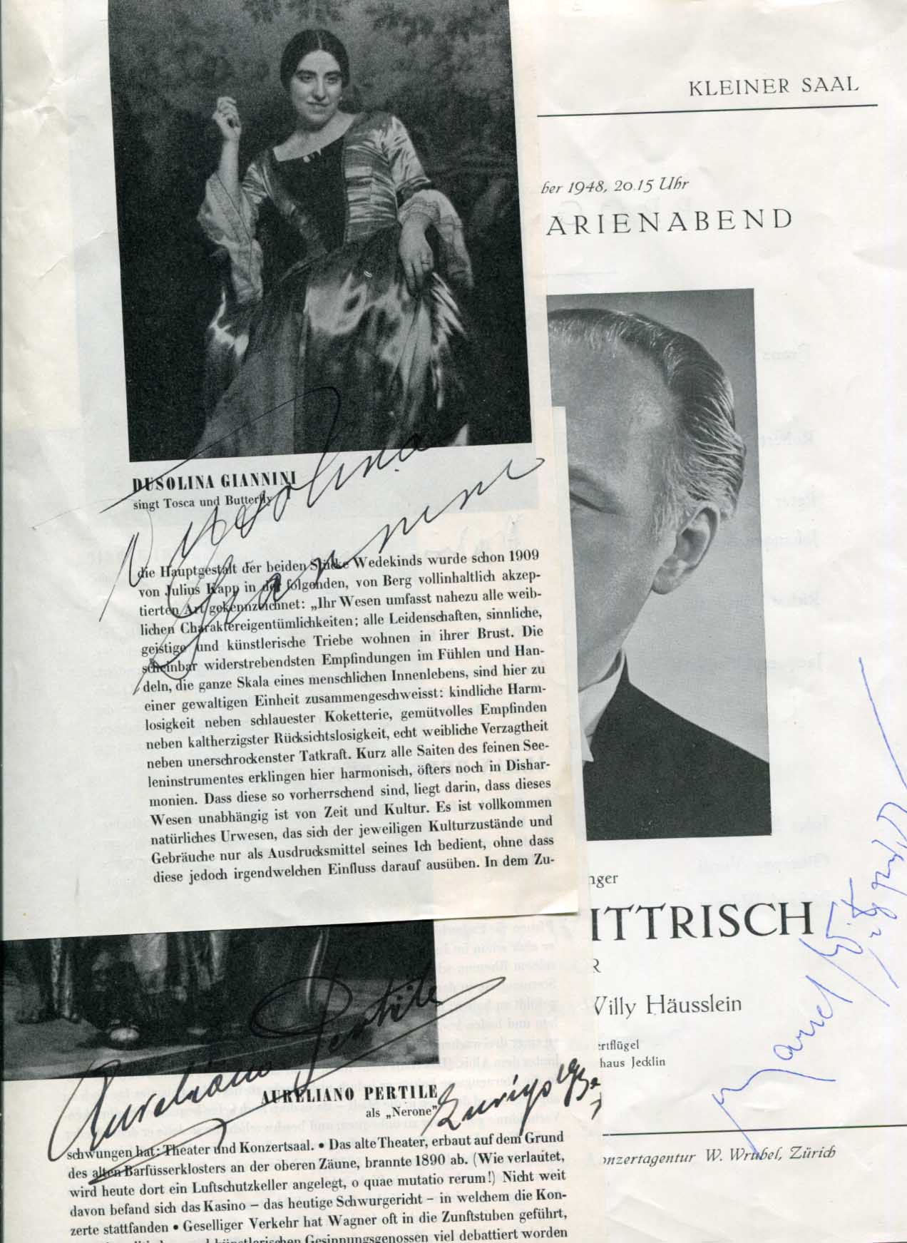  Tenors &amp; Sopranos Autograph Autogramm | ID 7851720736917