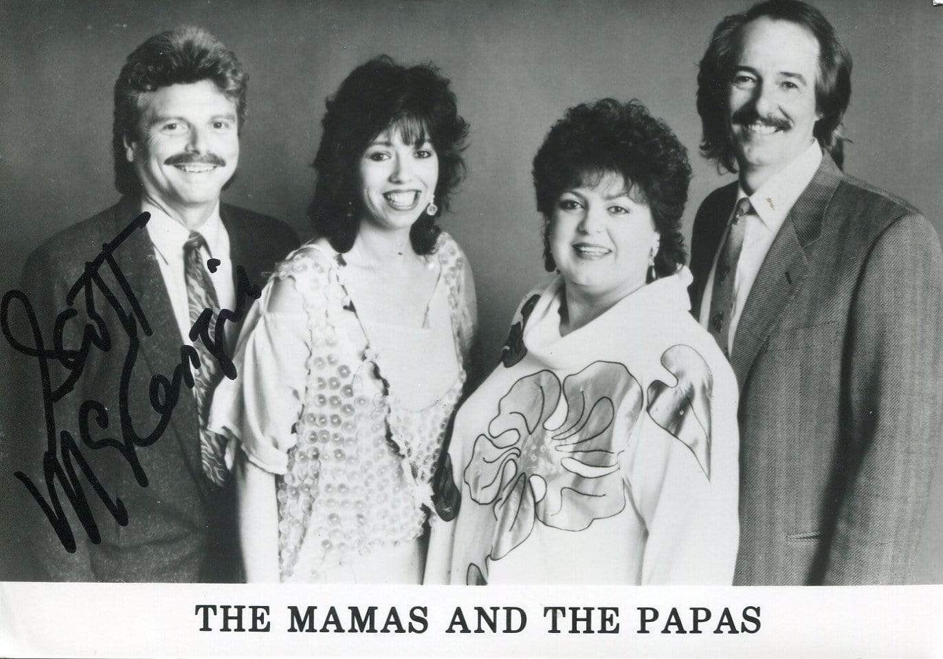 THE MAMAS AND THE PAPAS autograph