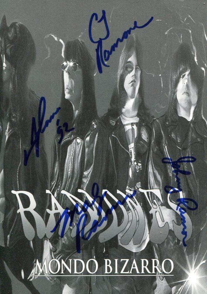 The Ramones autograph