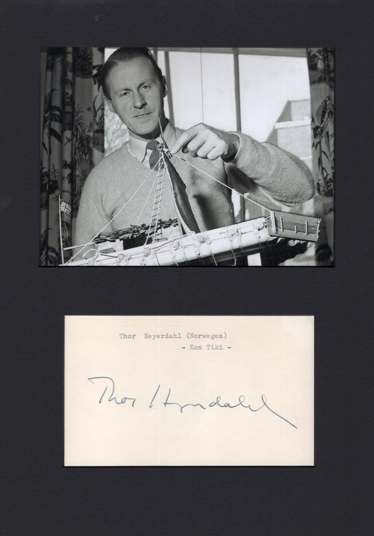 Thor Heyerdahl Autograph Autogramm | ID 7763781779605