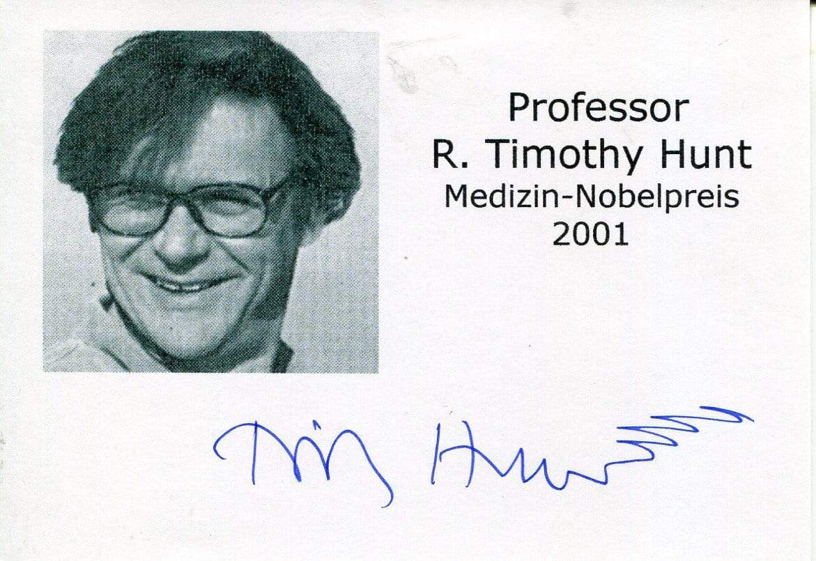 Tim Hunt Autograph Autogramm | ID 7108556030101
