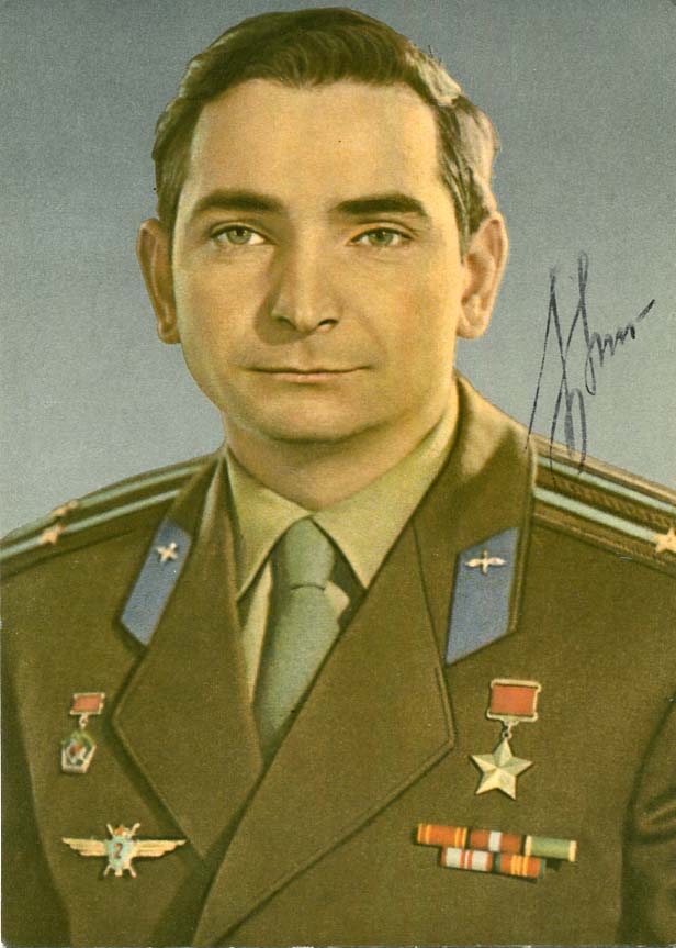 Valery Bykovsky Autograph
