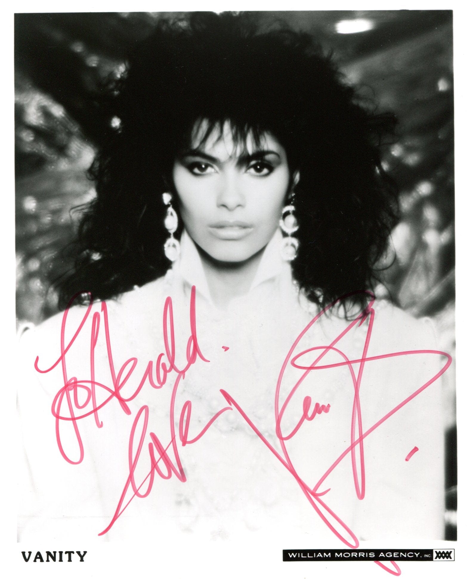 Vanity autograph