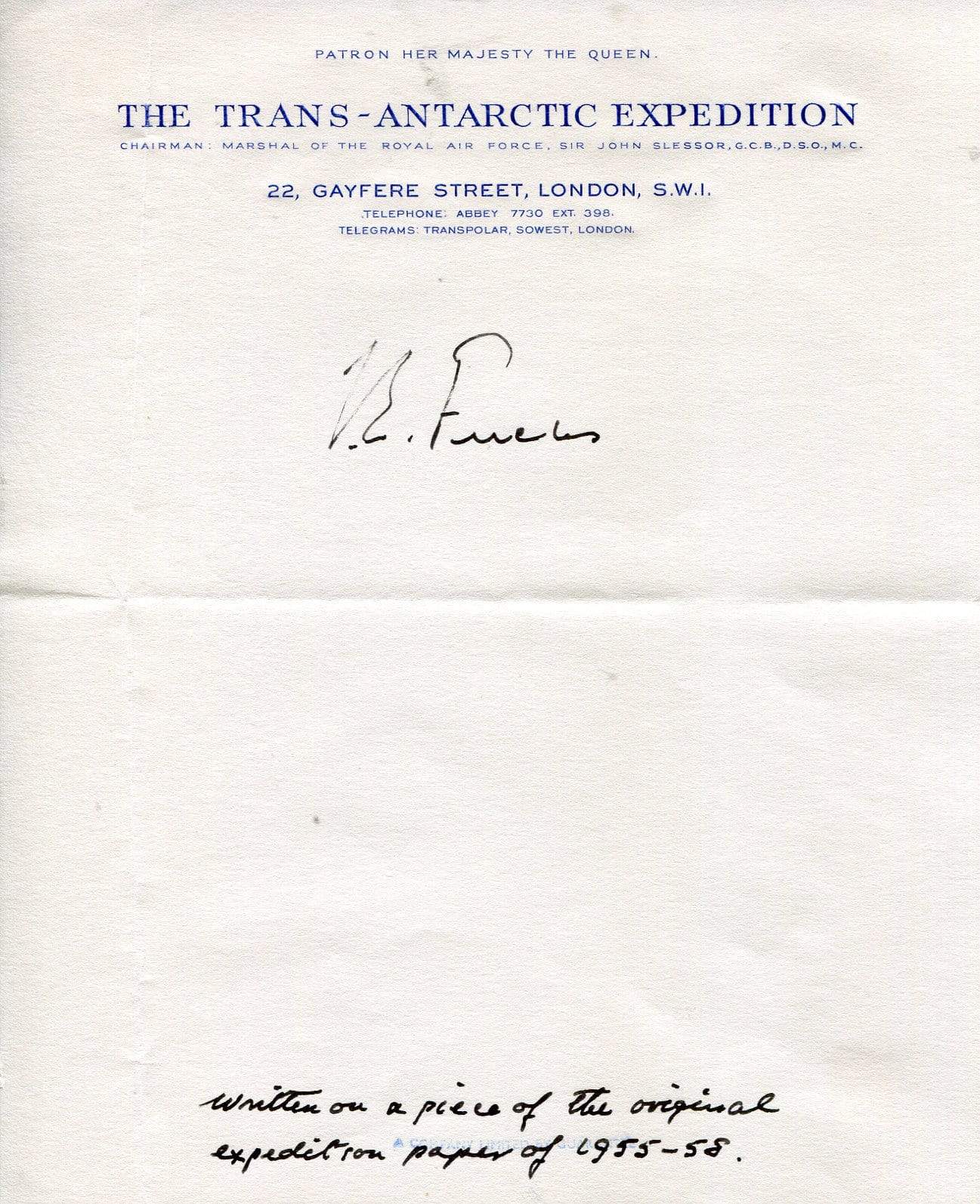 Vivian Fuchs Autograph Autogramm | ID 6964240679061