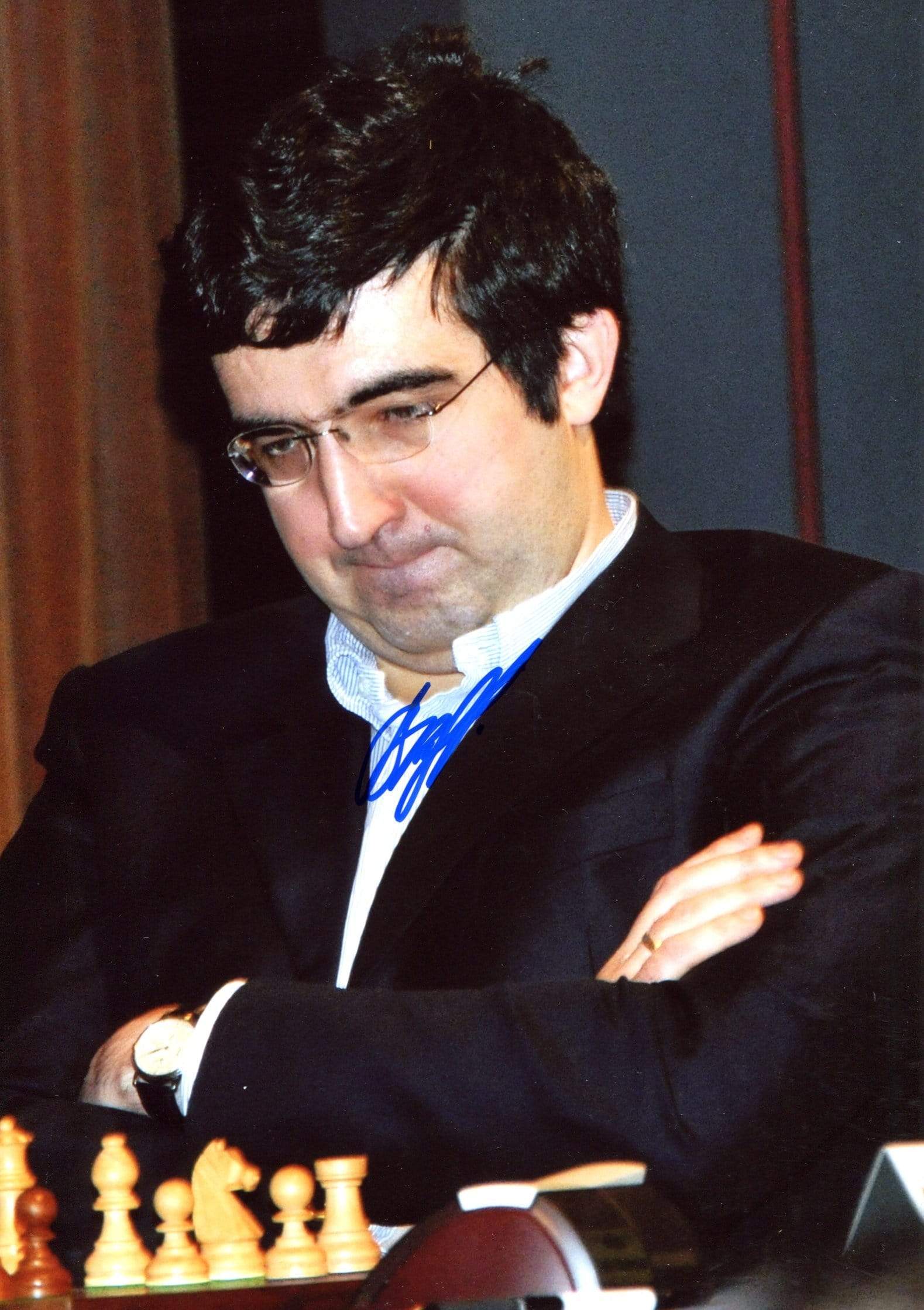 Kramnik, Vladimir autograph