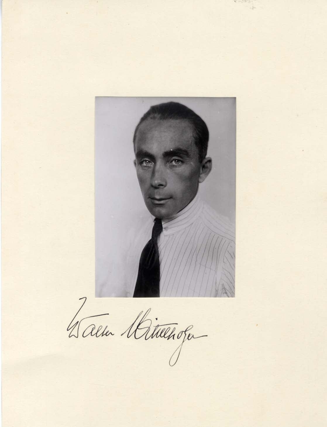 Walter Mittelholzer Autograph Autogramm | ID 7497485287573