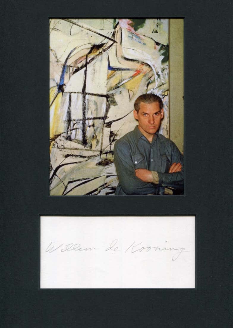 Willem de Kooning Autograph Autogramm | ID 7372191137941