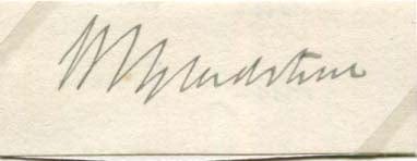 William Ewart Gladstone Autograph Autogramm | ID 7600297148565