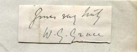 William Gilbert Grace Autograph Autogramm | ID 7438361886869