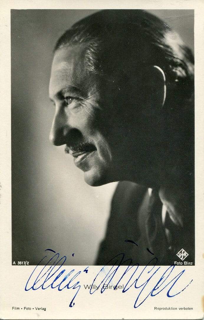 Willy Birgel Autograph Autogramm | ID 7086992097429