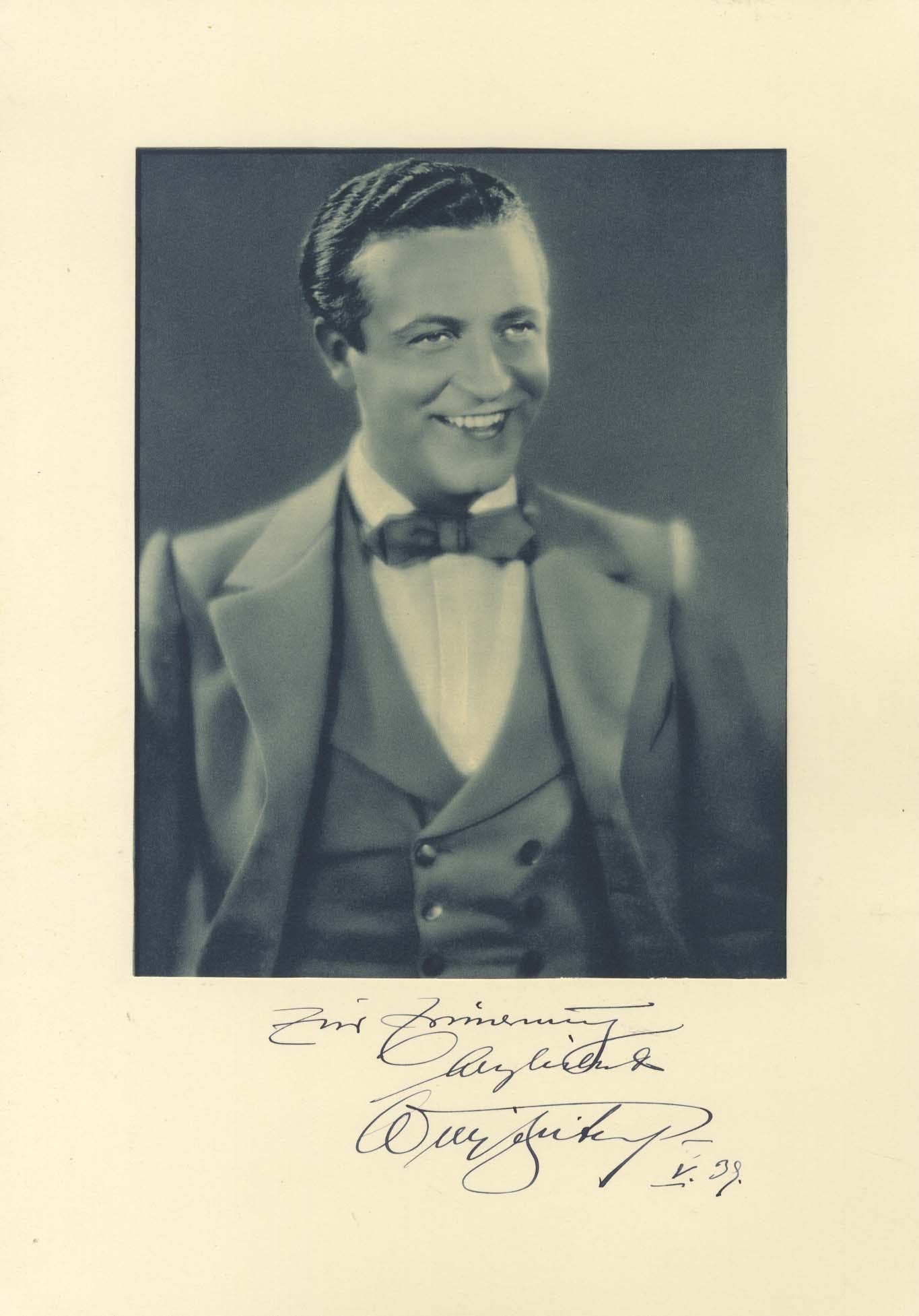 Willy Fritsch Autograph