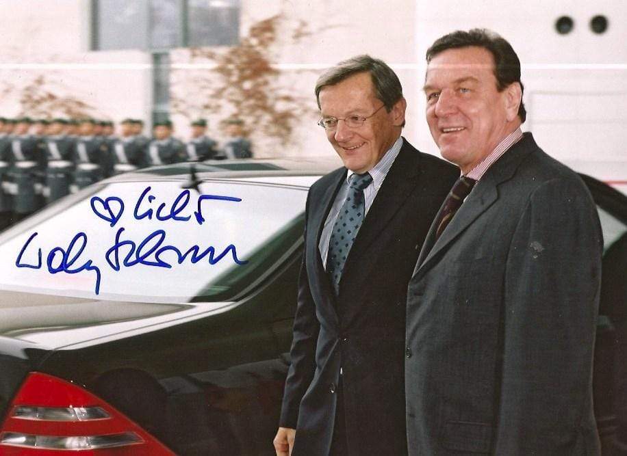 Schüssel, Wolfgang autograph