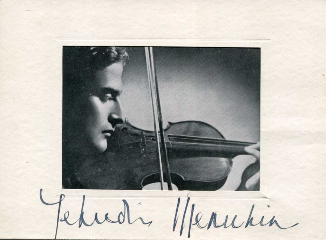 Yehudi Menuhin Autograph Autogramm | ID 7821678379157